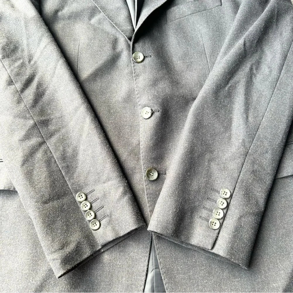 Loewe Dark Grey Wool Blend Sport Coat Blazer - Picture 6 of 16